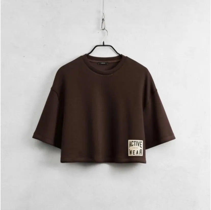 LUMINA rudi marškinėliai  moterims