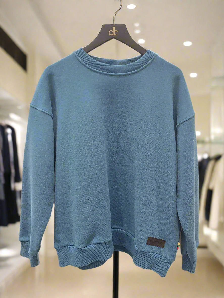 PEPPER UNISEX Dream Royalblue džemperis su pūkeliu