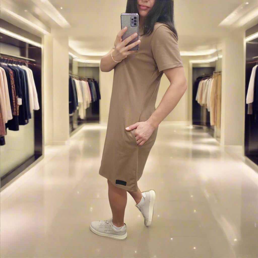 PEPPER Daily Fit Camel suknelė moterims