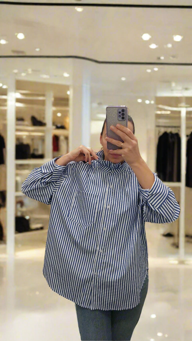 ALTAMIRA dryžuoti marškiniai moterims