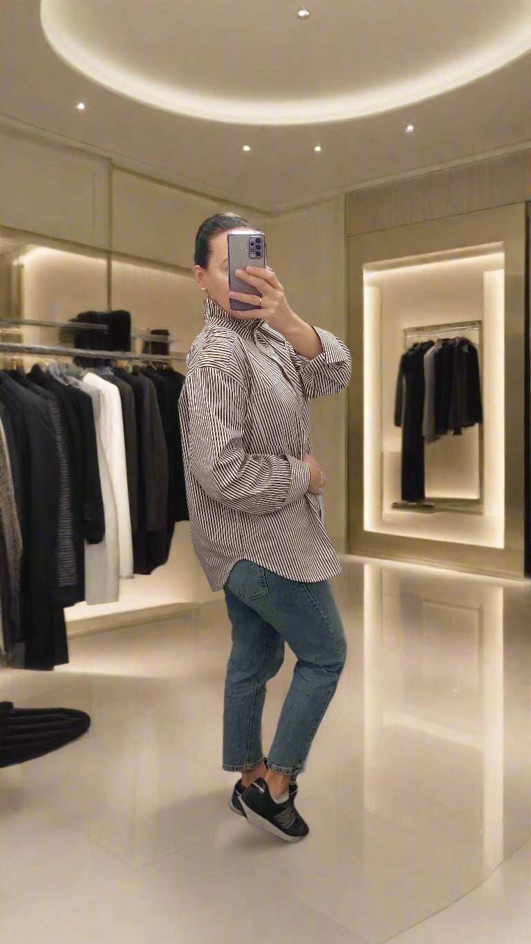 ALTAMIRA dryžuoti marškiniai moterims