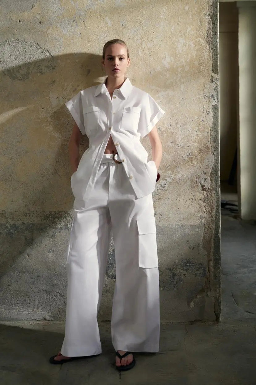 LUMINA white shirt for women