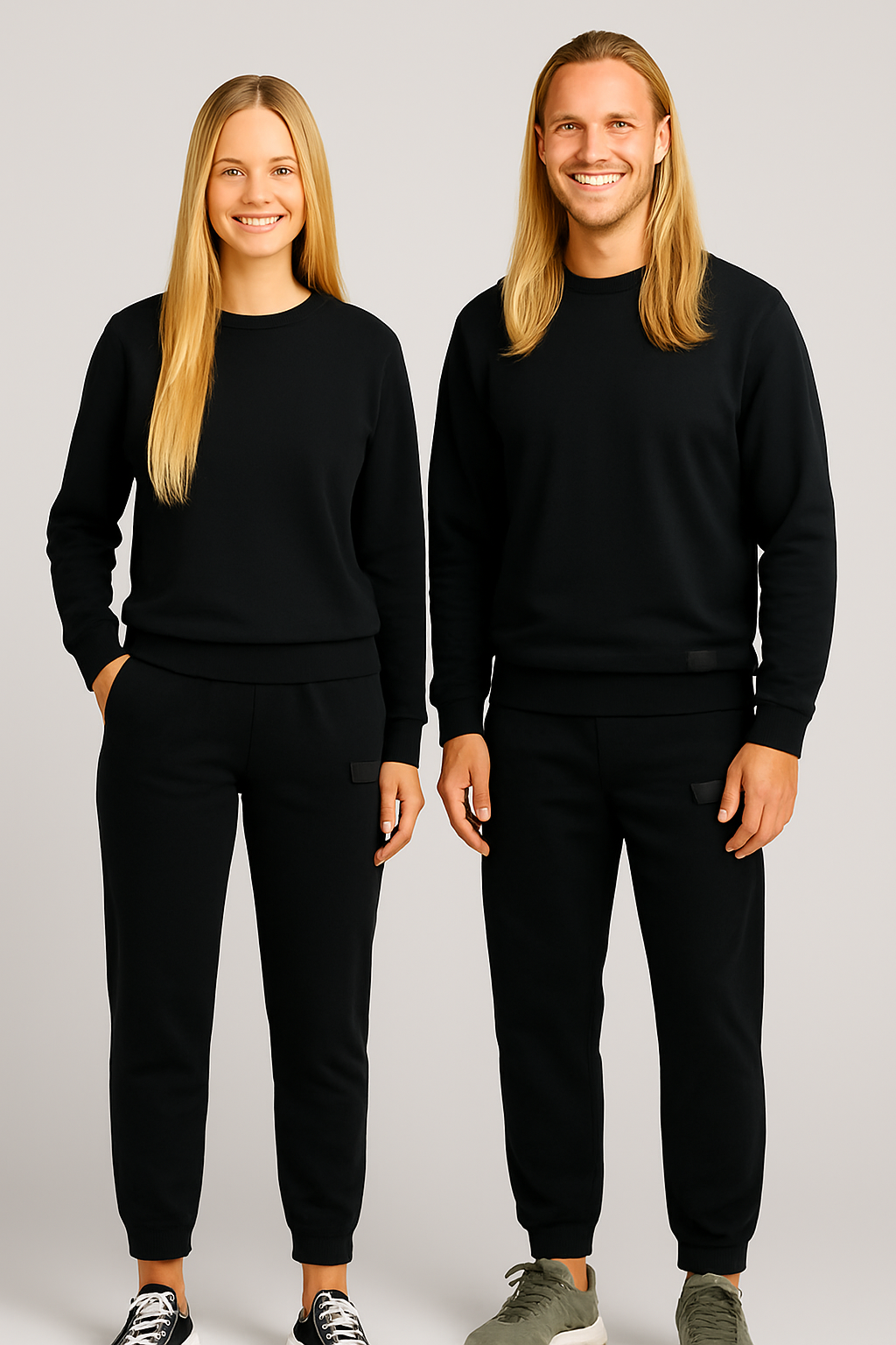 PEPPER UNISEX Dream Elastic Black kelnės