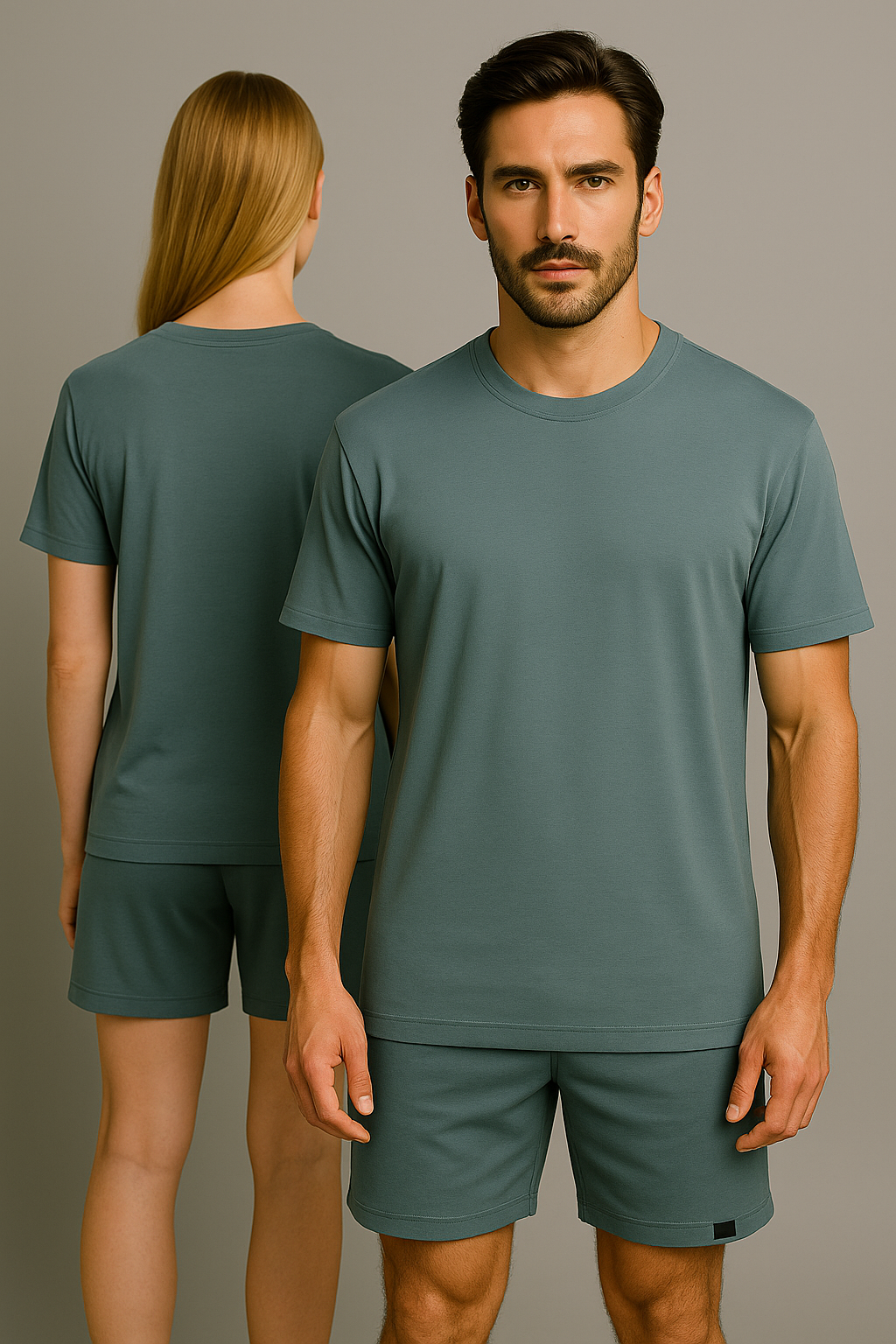 PEPPER UNISEX Daily Fit MInt bamboo marškinėliai