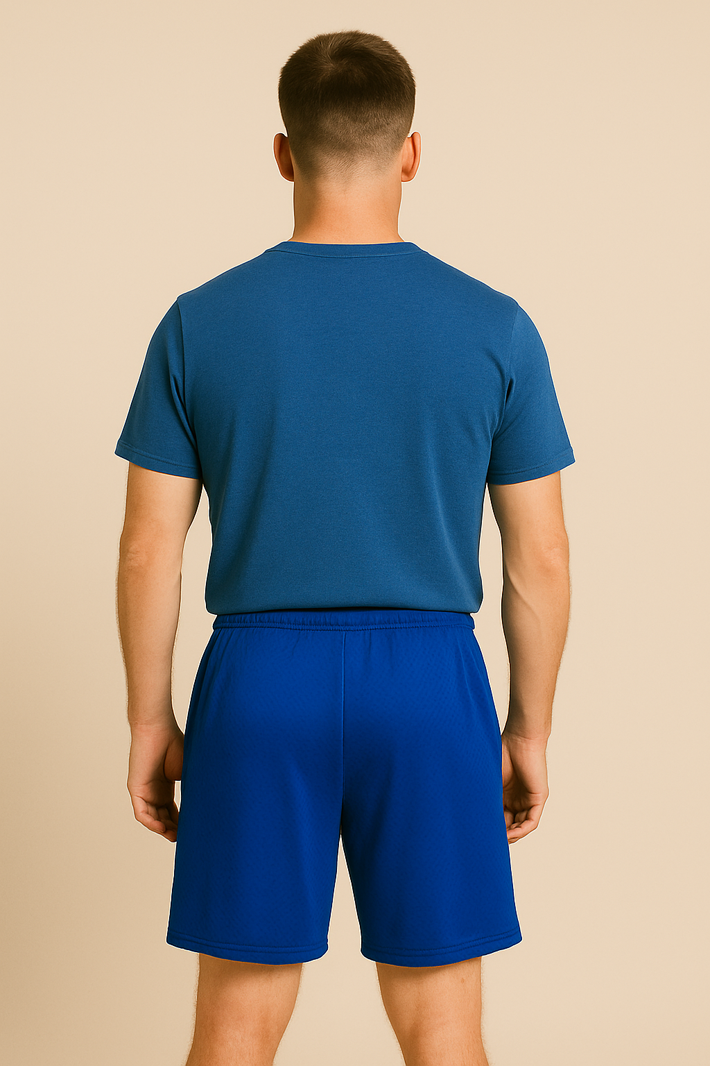 PEPPER UNISEX Active Blue kvepuojantys šortai su užtraukiamomis kišenėmis