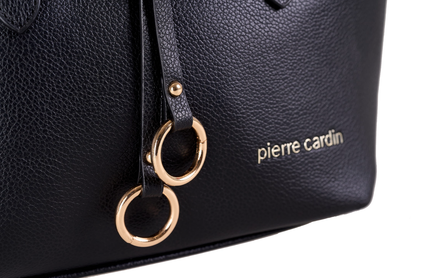 Pierre Cardin eco leather beige handbag for women