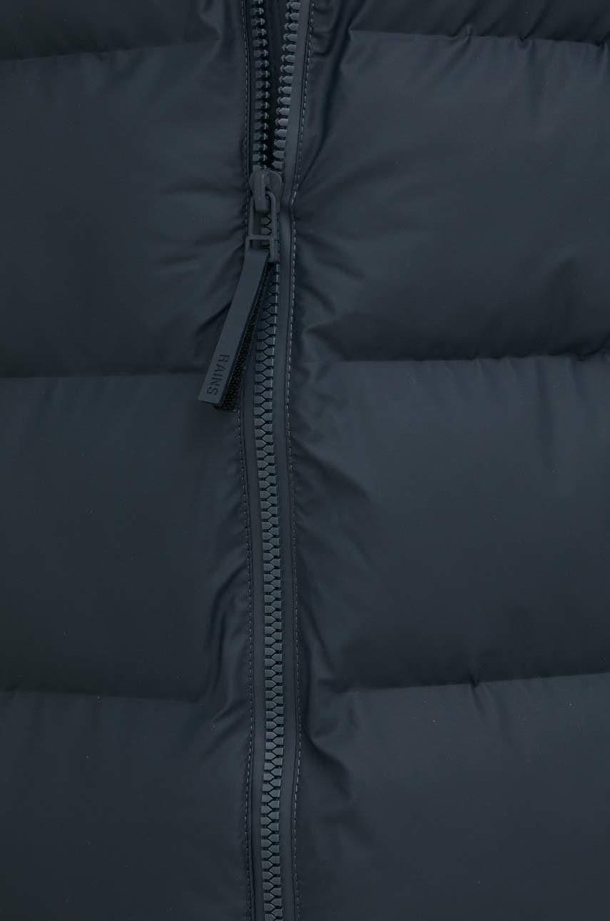 RAINS UNISEX Puffer navy ilga striukė