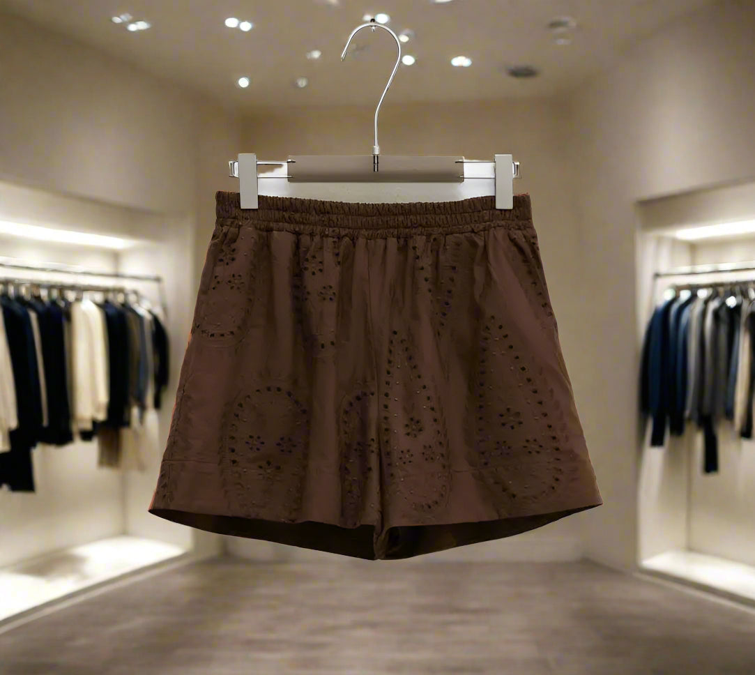 Lumina blue casual shorts for women