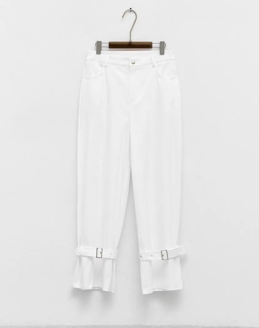 LUMINA white pants for women
