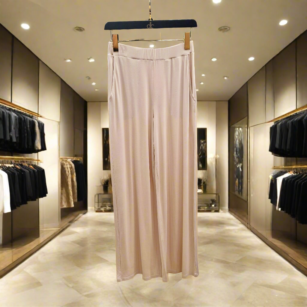 PEPPER Cream platėjančios kelnės moterims