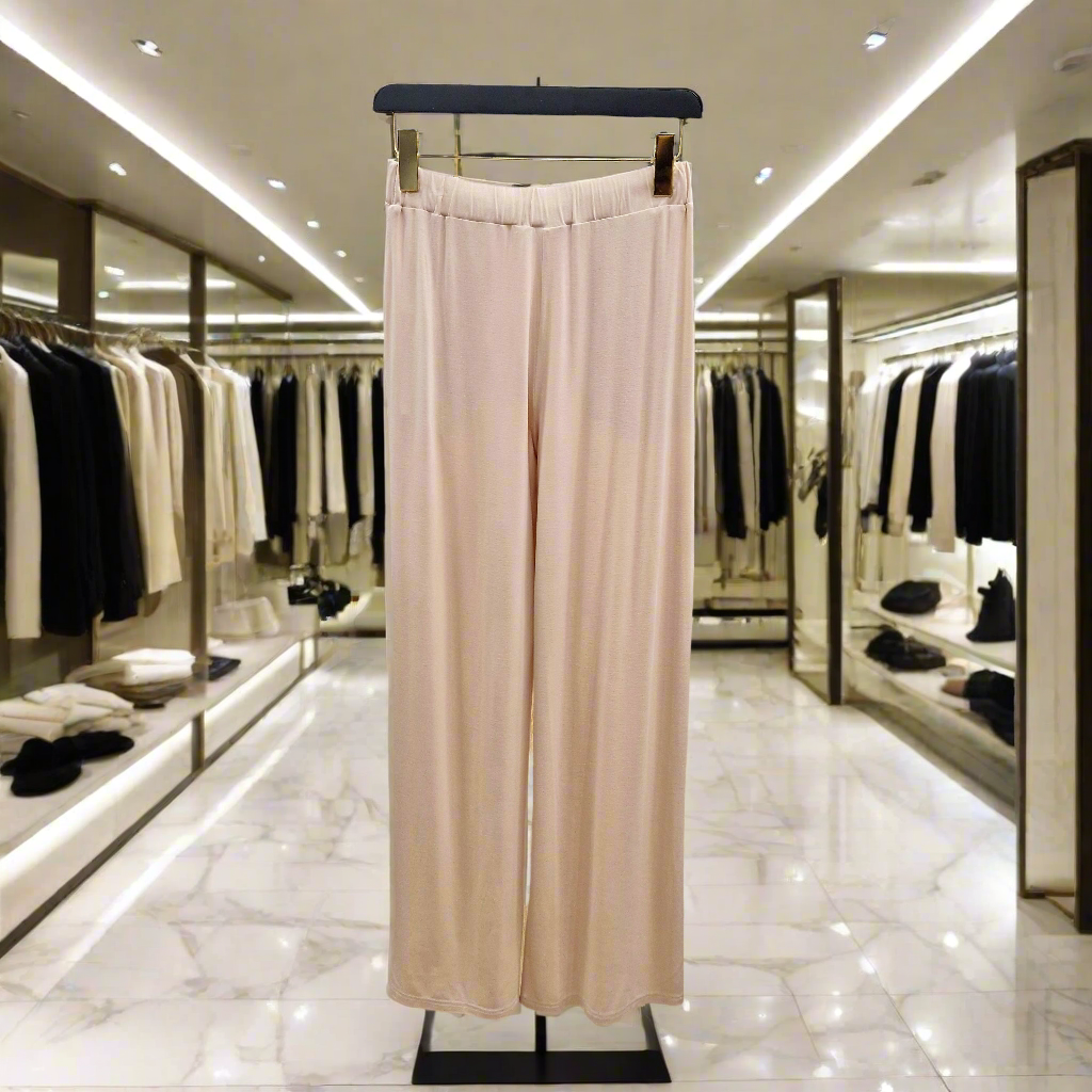 PEPPER Cream platėjančios kelnės moterims