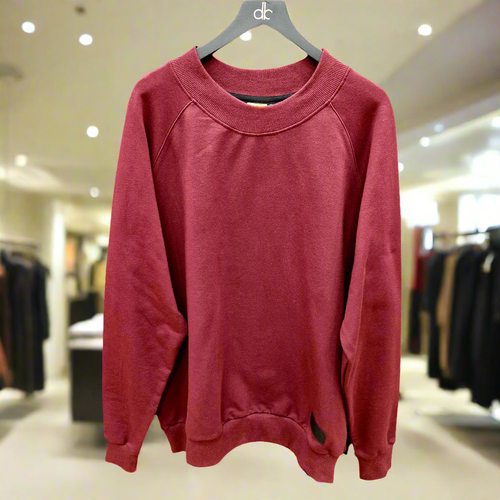 PEPPER UNISEX Dream Burgundy džemperis su reglano rankovėmis