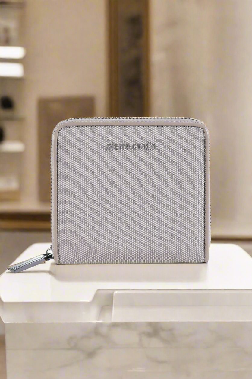 Pierre Cardin pilka maža piniginė moterims