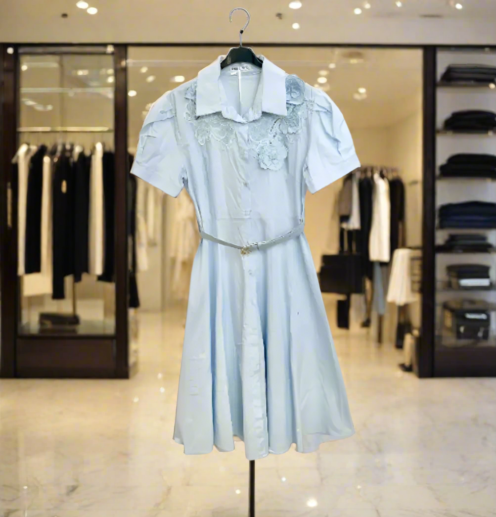 CHANCE OFF mėlyna suknelė moterims