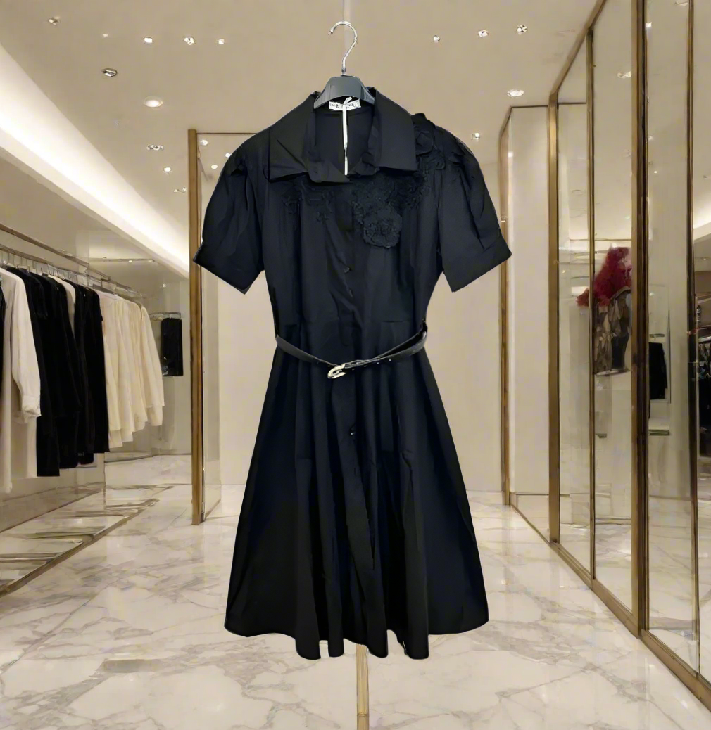 CHANCE OFF juoda suknelė moterims