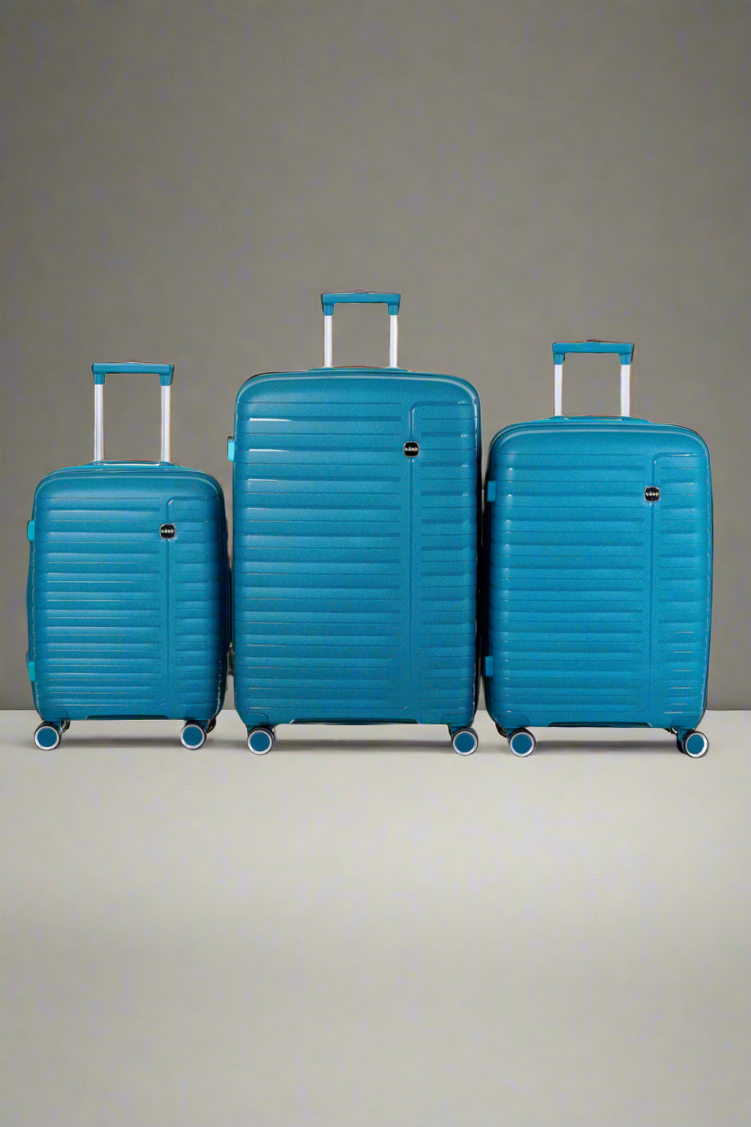 Pierre Cardin petrol suitcases