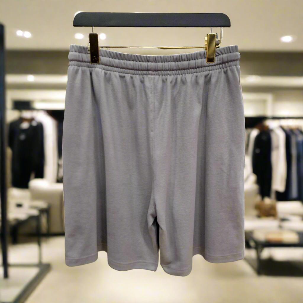 PEPPER Silver Pique oversized shorts for men