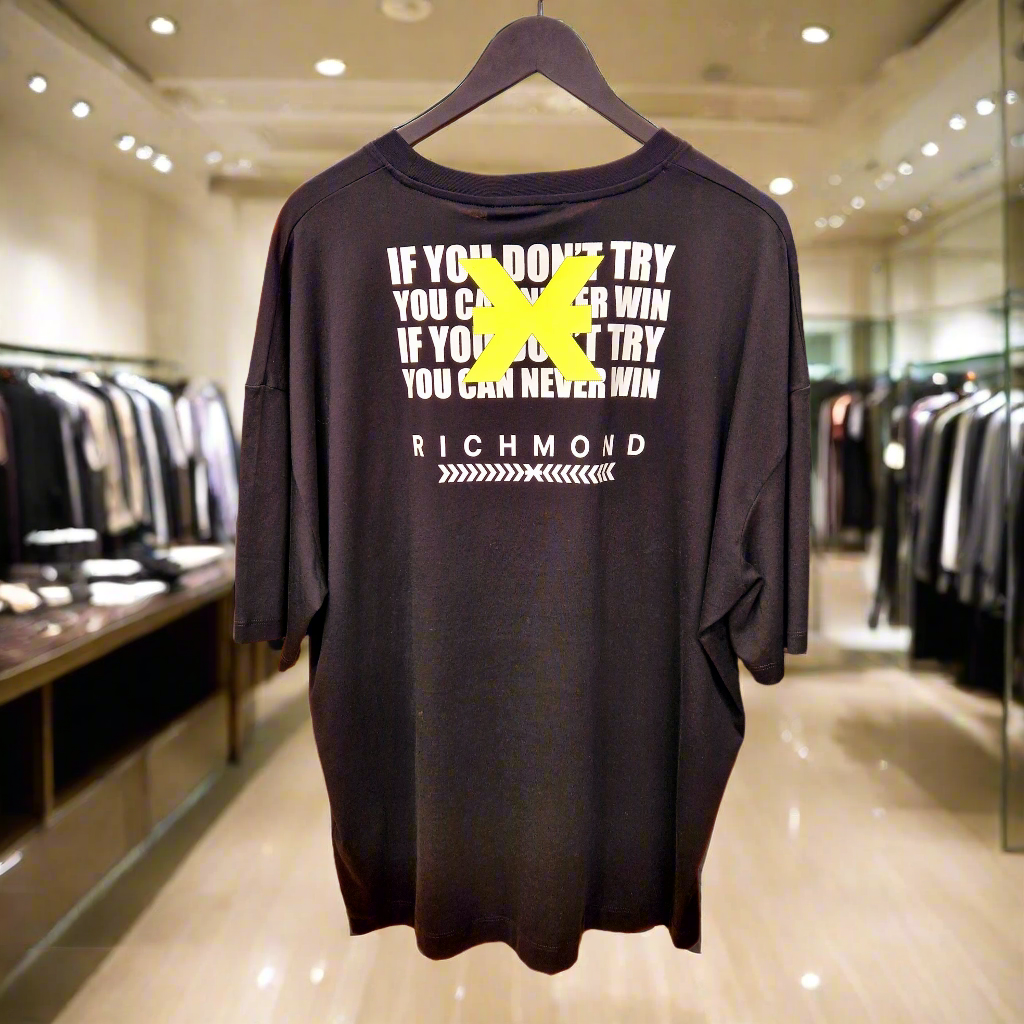 John Richmond black t-shirt for men