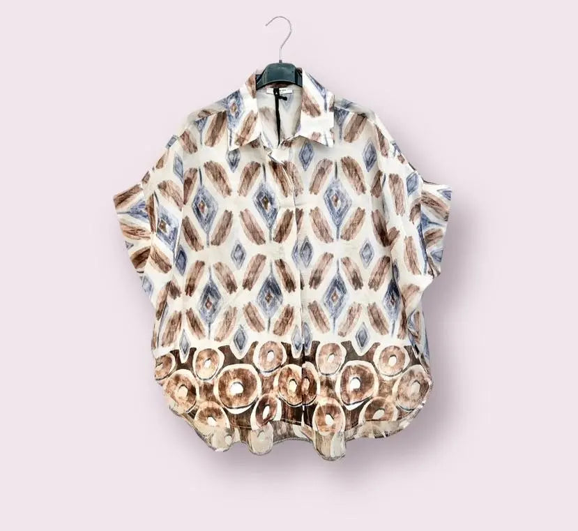 ALTAMIRA cream blouse for women