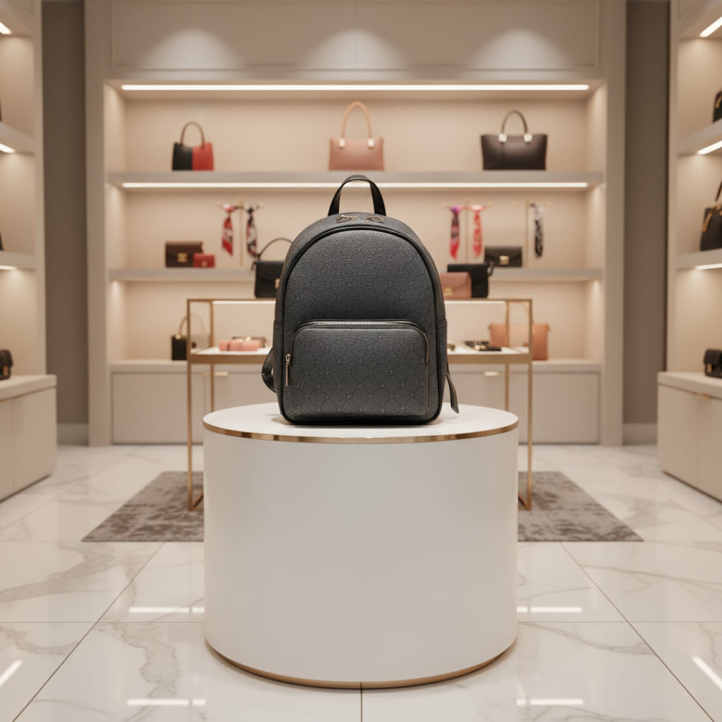 Pierre Cardin juoda kuprinė moterims