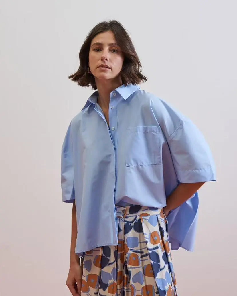 GIOYA & Co blue shirt for women
