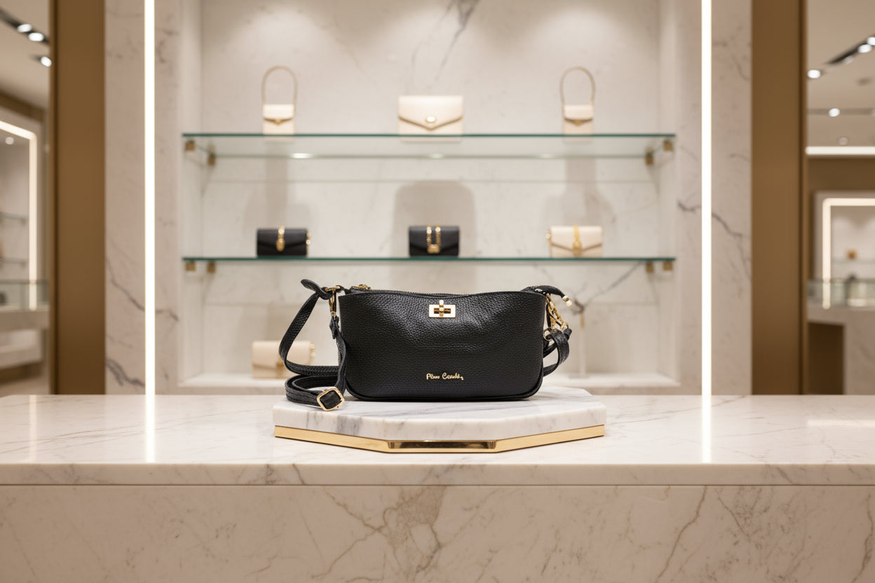 Pierre Cardin natūralios odos rankinė moterims