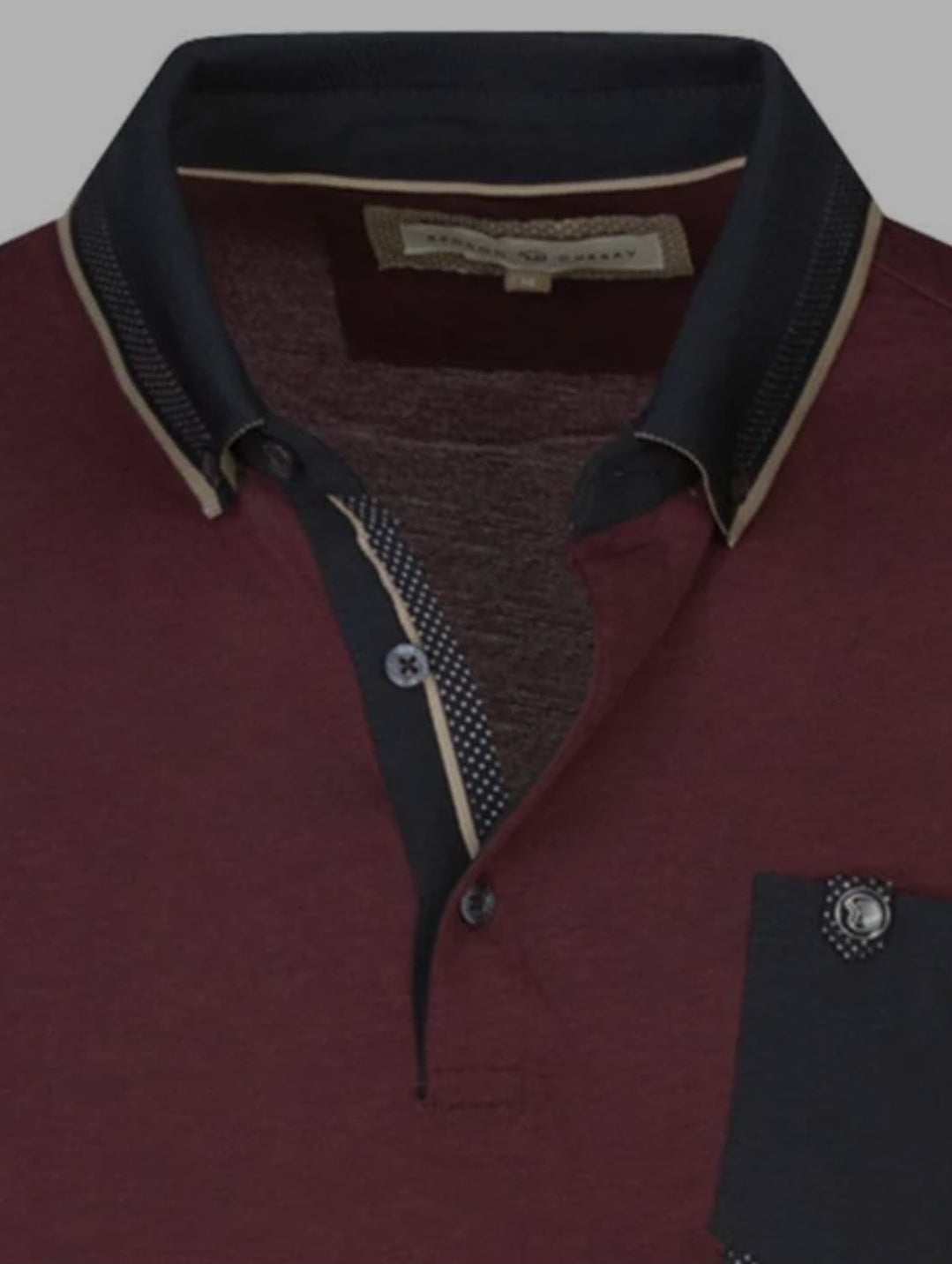 CIRKOLO VELA brown polo shirt for men