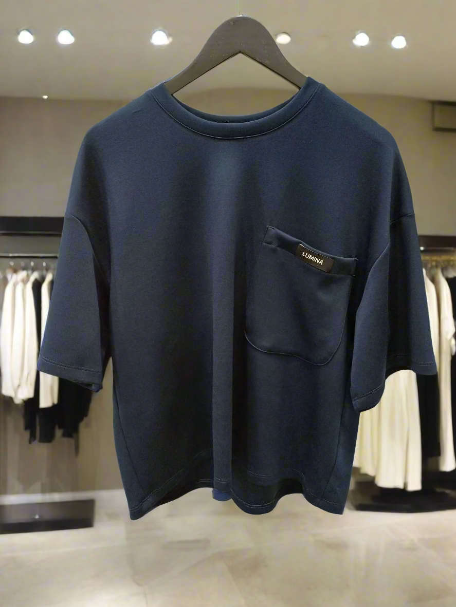 LUMINA mėlyni marškinėliai  moterims