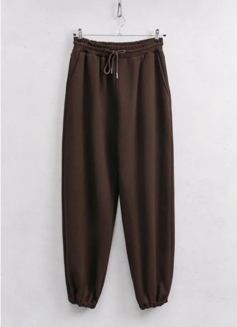 LUMINA rudos laisvalaikio kelnės moterims