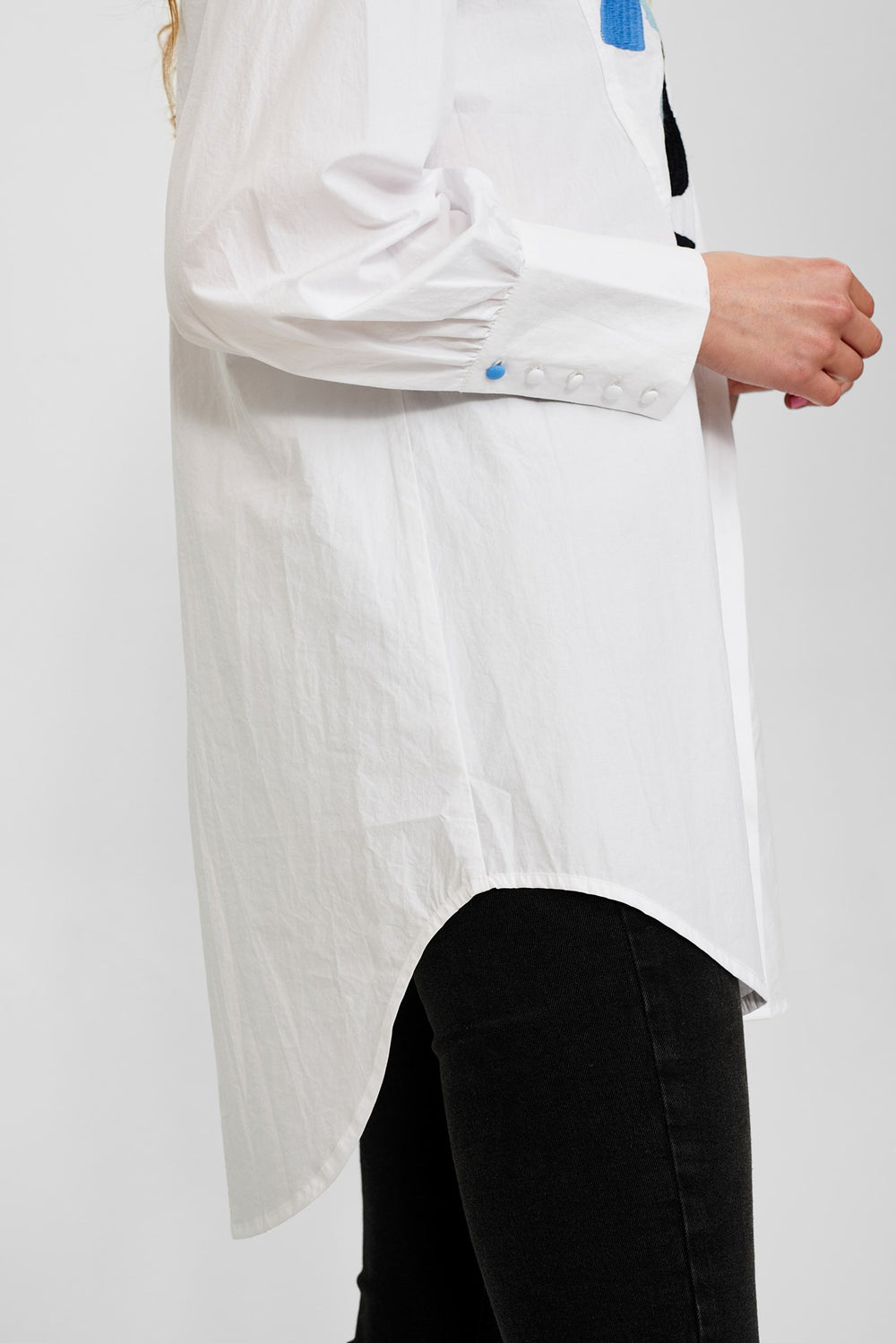 NUMPH white shirt for women