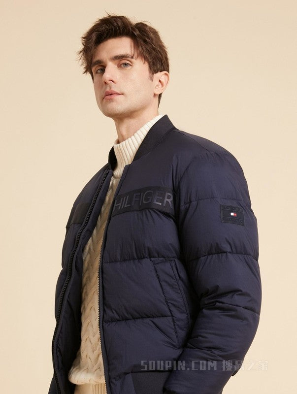 TOMMY HILFIGER mėlyna striukė vyrams