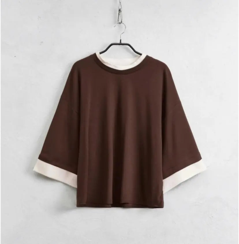 LUMINA brown blouse for women / One size