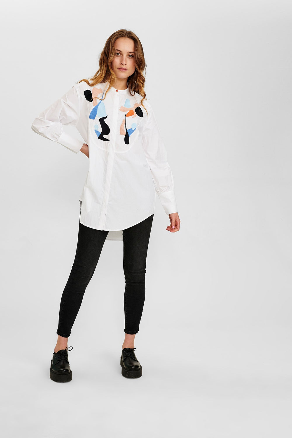 NUMPH white shirt for women