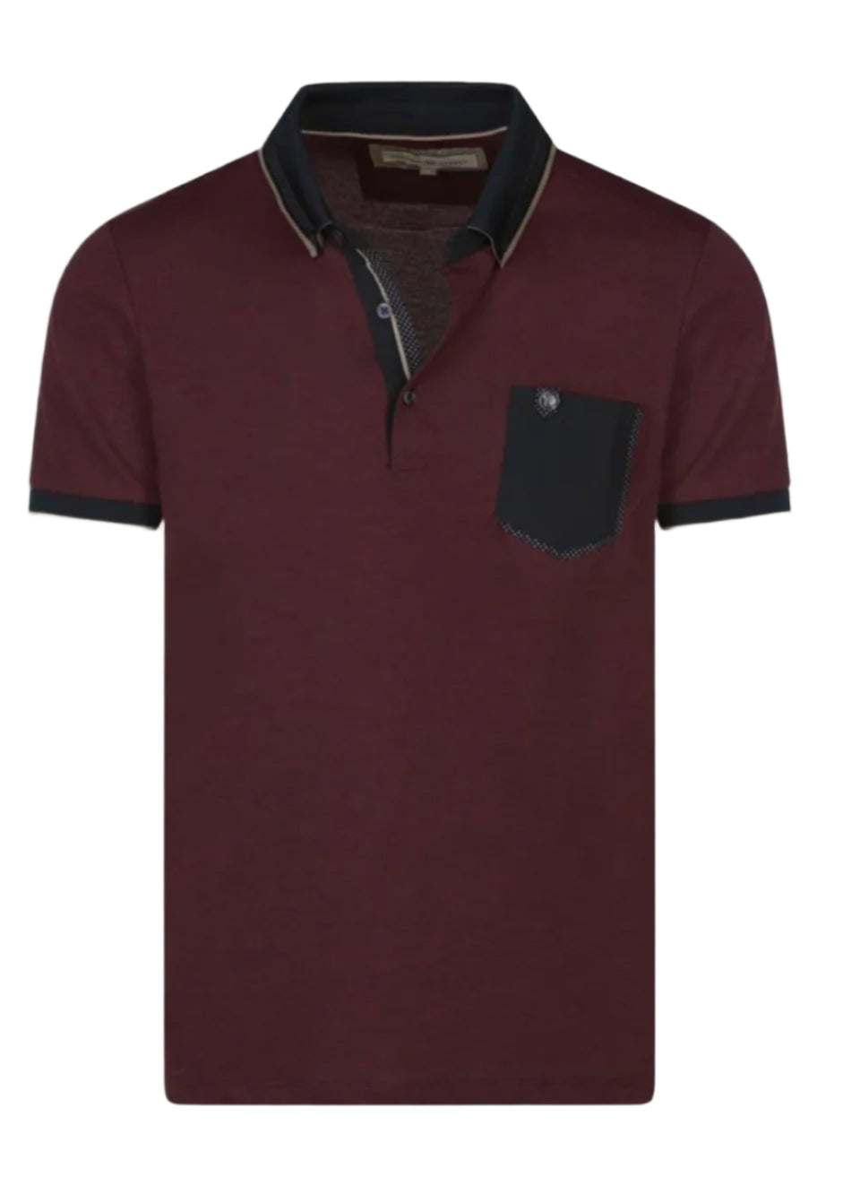 CIRKOLO VELA brown polo shirt for men