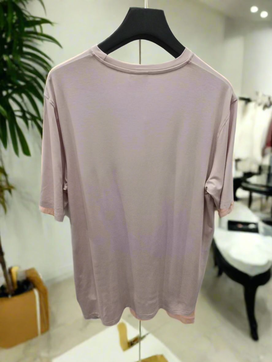 PEPPER UNISEX Daily Fit Levander Sand bamboo marškinėliai