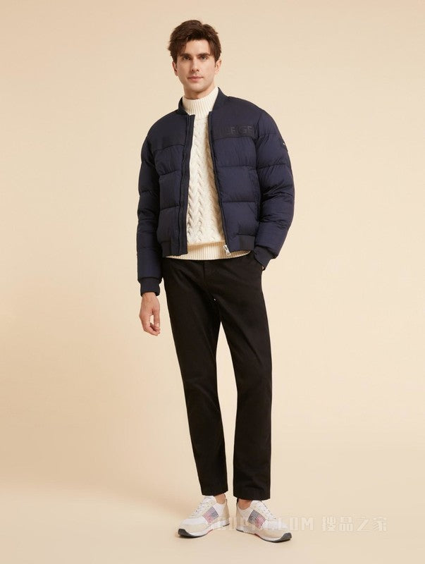 TOMMY HILFIGER mėlyna striukė vyrams