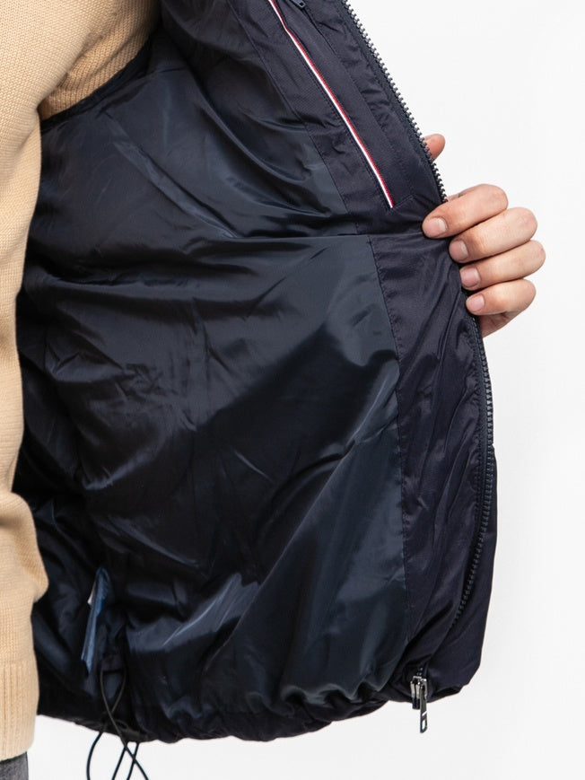 TOMMY HILFIGER mėlyna žieminė striukė vyrams