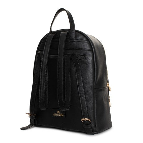 Egon Von Furstenberg black backpack for women