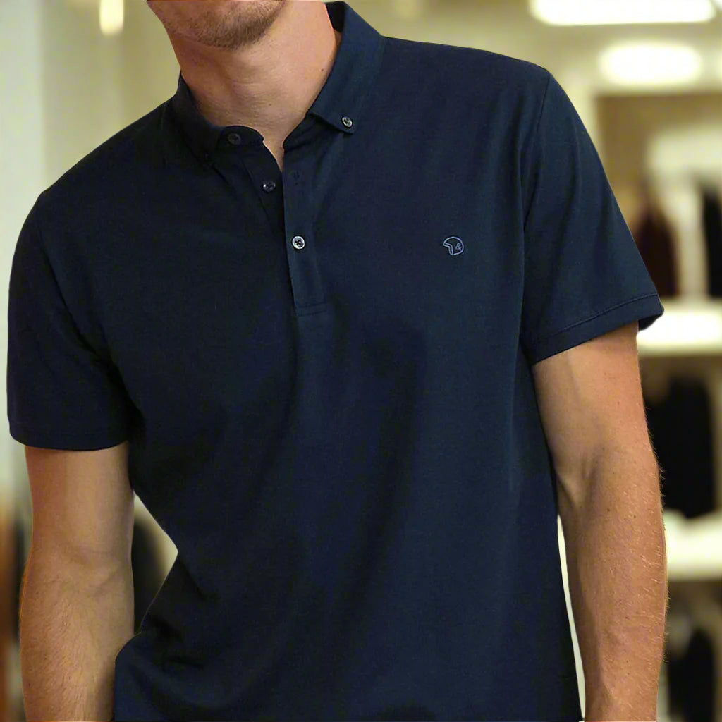 CIRKOLO VELA brown polo shirt for men