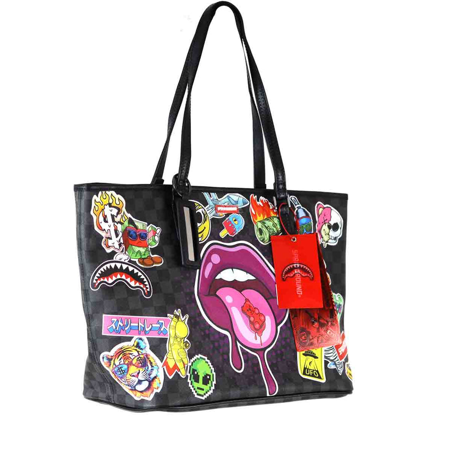SPRAYGROUND Lips Smack Down tote bag