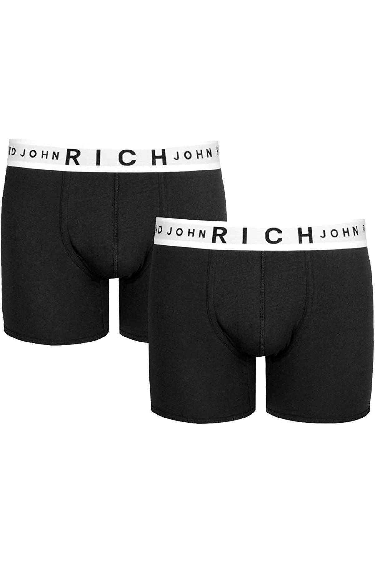 JOHN RICHMOND juodi apatiniai vyrams (2 vnt).