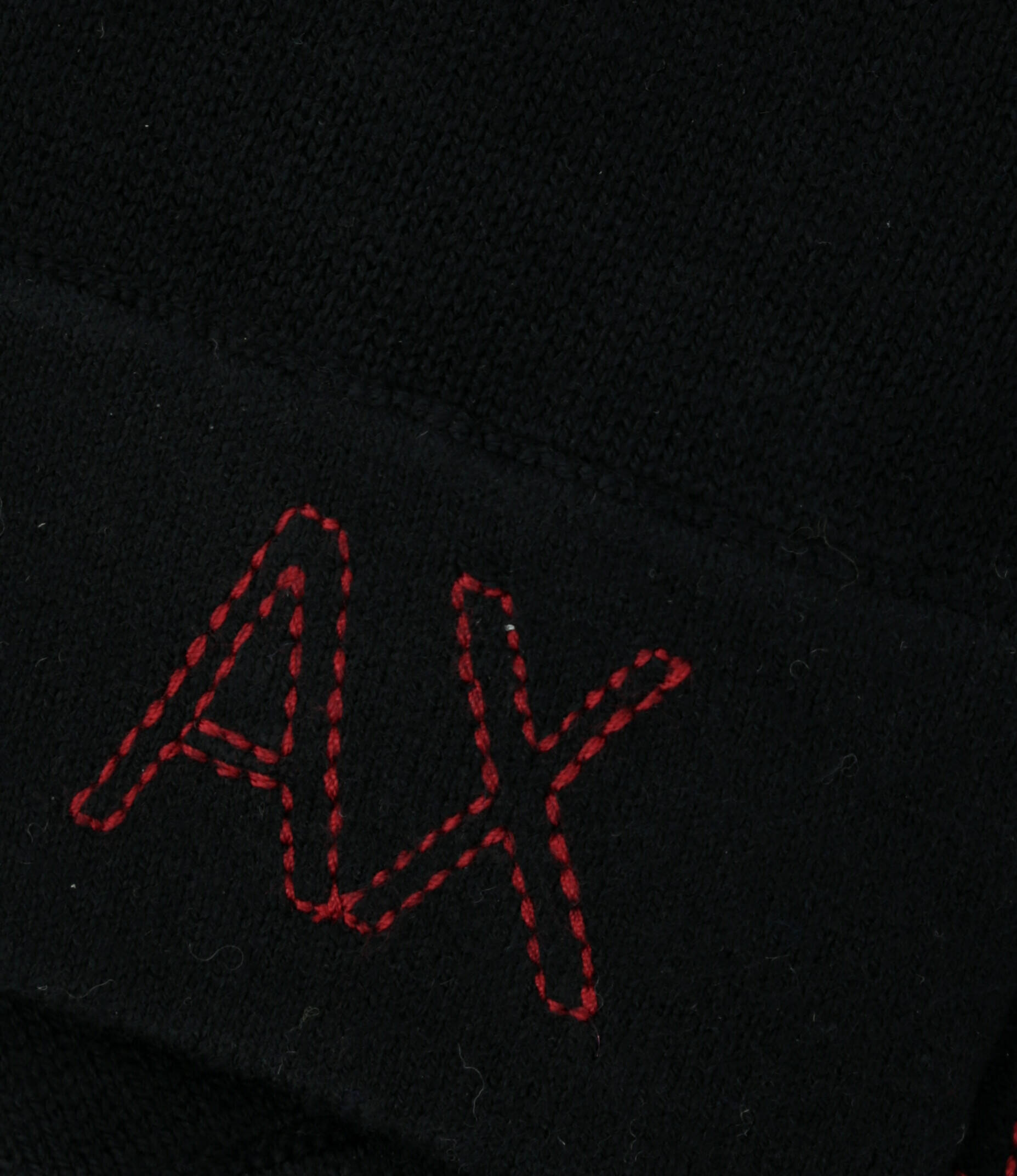 ARMANI EXCHANGE black gloves