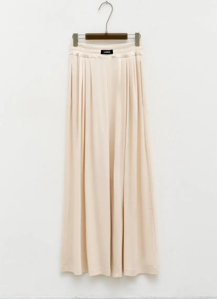 Lumina cream casual pants for women