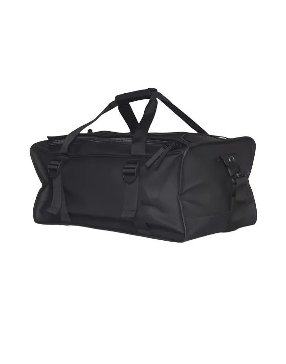 RAINS UNISEX mountaineer duffel Black bag/backpack