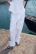 LUMINA white pants for women
