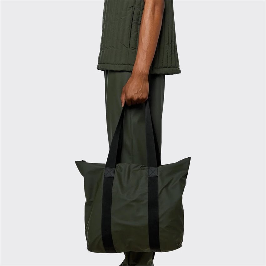 RAINS Tote Bag Rush Green rankinė