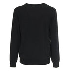 SERGIO TACCHINI juodas megztinis su vilna ir kašmyru vyrams