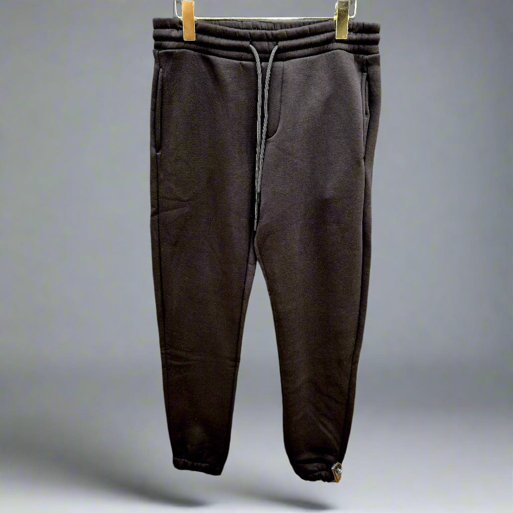 YEP juodos kelnės su pūkeliu