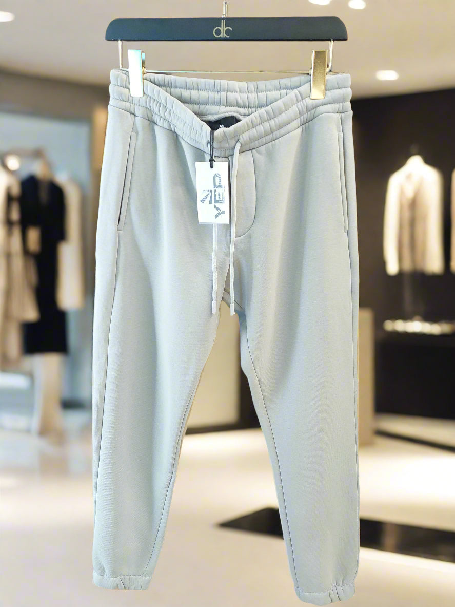 YEP gray pants with fluff for men
