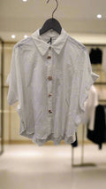 ALTAMIRA cream blouse for women